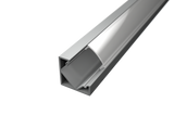 Corner Aluminium LED Profile + Opal Diffuser                             