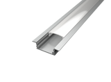 Recessed Aluminium LED Profile + Opal Diffuser                